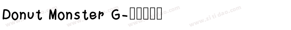 Donut Monster G字体转换